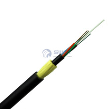 adss fiber optic cable 24 core fiber optic Aramid yarn cable with double shealth